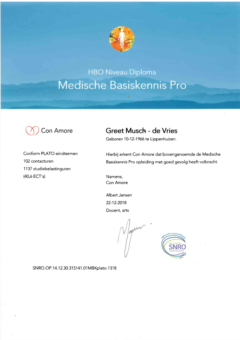 Diploma Medische Basiskennis Pro